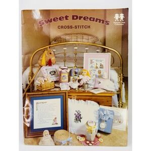 Vintage Cross Stitch Pattern Book Nursery Baby Sampler Vanessa Ann Collection 19